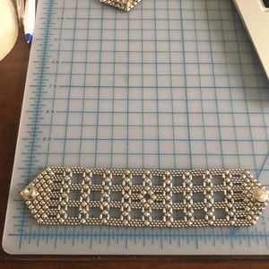 Sergio Gutierrez liquid metal snap bracelet